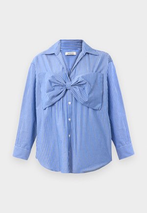 sandro CHEMISE - Skjortebluse - bleu/blanc