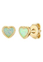 Orecchini A Bottone Glanzstücke München In Argento 925 Placcato Oro Rosa, 3,8 Mm, Minimal, Con Chiusura A Farfallina, Confezione Regalo