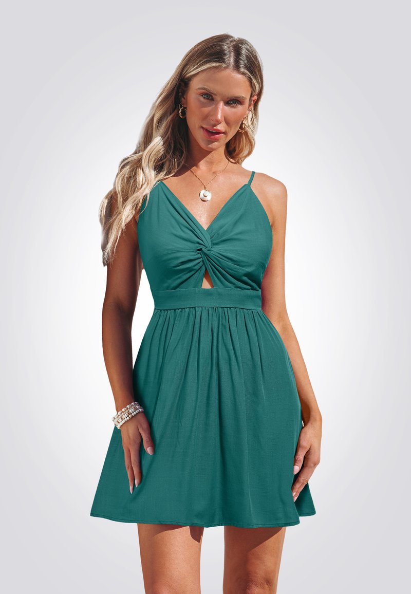 Cupshe CAPTIVATING TWIST-FRONT - Jurk - evergreen