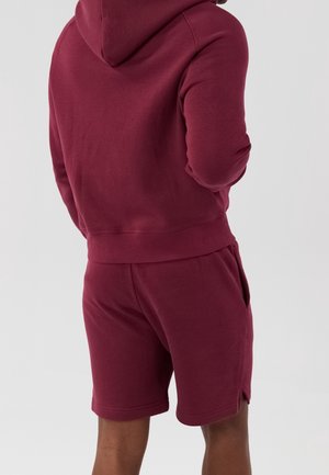 Sudadera con cremallera - bordeaux