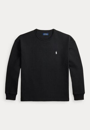 Polo Ralph Lauren, RELAXED FIT JERSEY LONG-SLEEVE T-SHIRT - Блуза с дълги ръкави - polo black