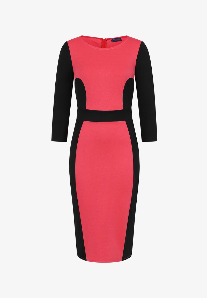 HotSquash BODYCON PONTE - Jersey dress - pink black/pink - Zalando.ie HotSquash BODYCON PONTE - Jersey dress - pink black/pink - Zalando.ie
