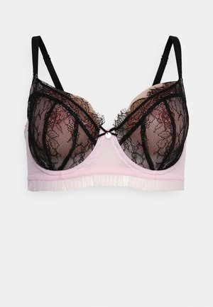 TESSA FRILL - Soutien balconette - black mix