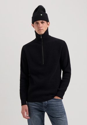 Strickpullover - black