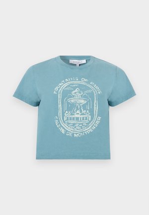 FOUNTAIN STAMP BABY SHIRT - T-shirt print - stone blue faded