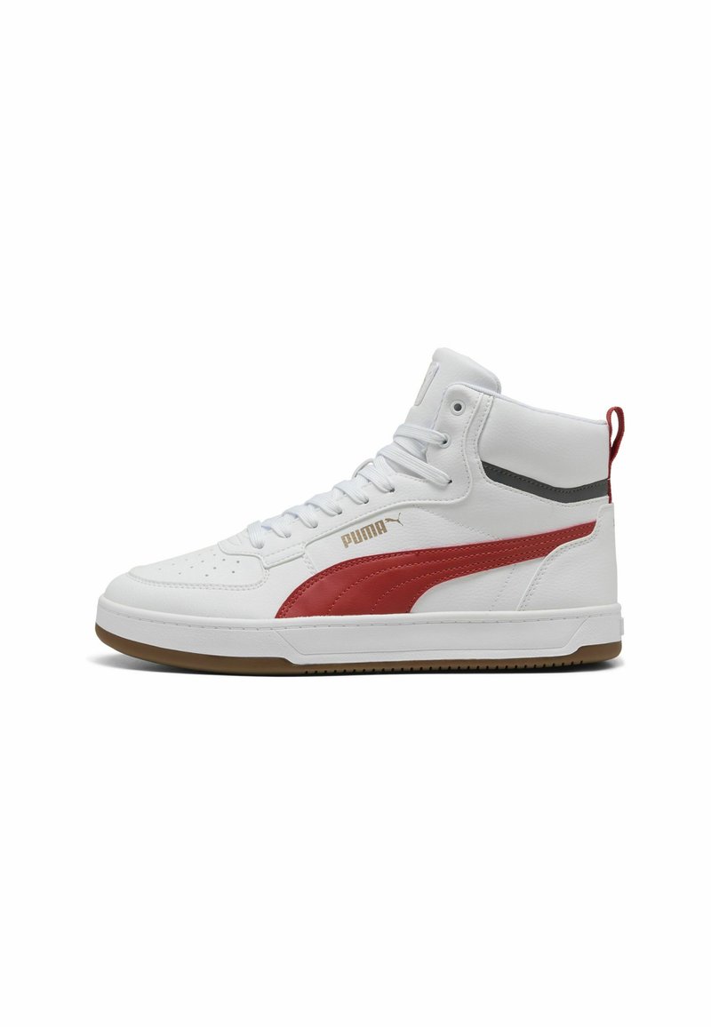 Puma CAVEN 2.0 - Sneakers hoog - white red fire gum