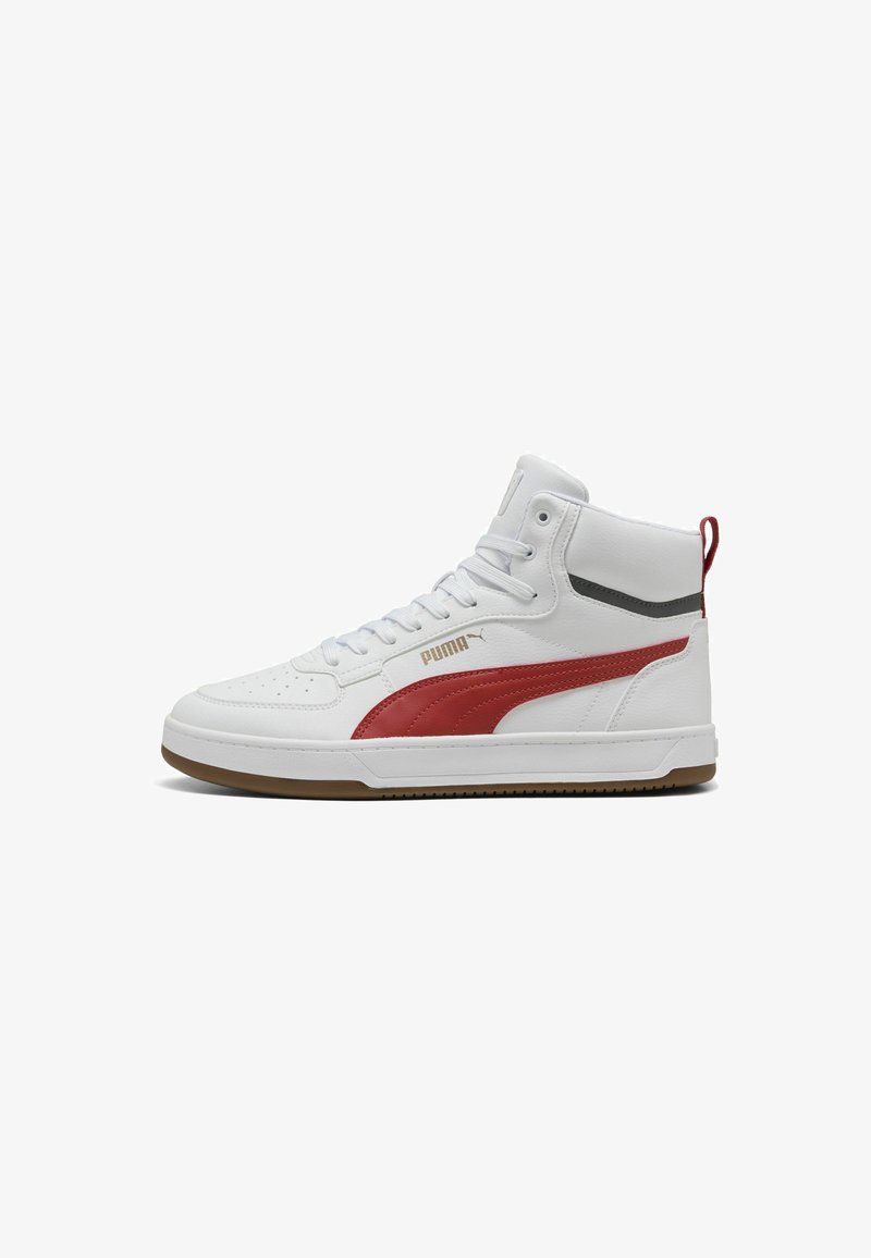 Puma CAVEN 2.0 - Sneakers hoog - white red fire gum