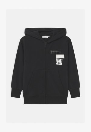 MOK - Hoodie met rits - black