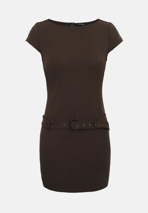 Even&Odd, BELTED MINI - Φόρεμα ημέρας - brown