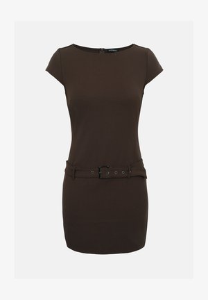 Even&Odd, BELTED MINI - Φόρεμα ημέρας - brown