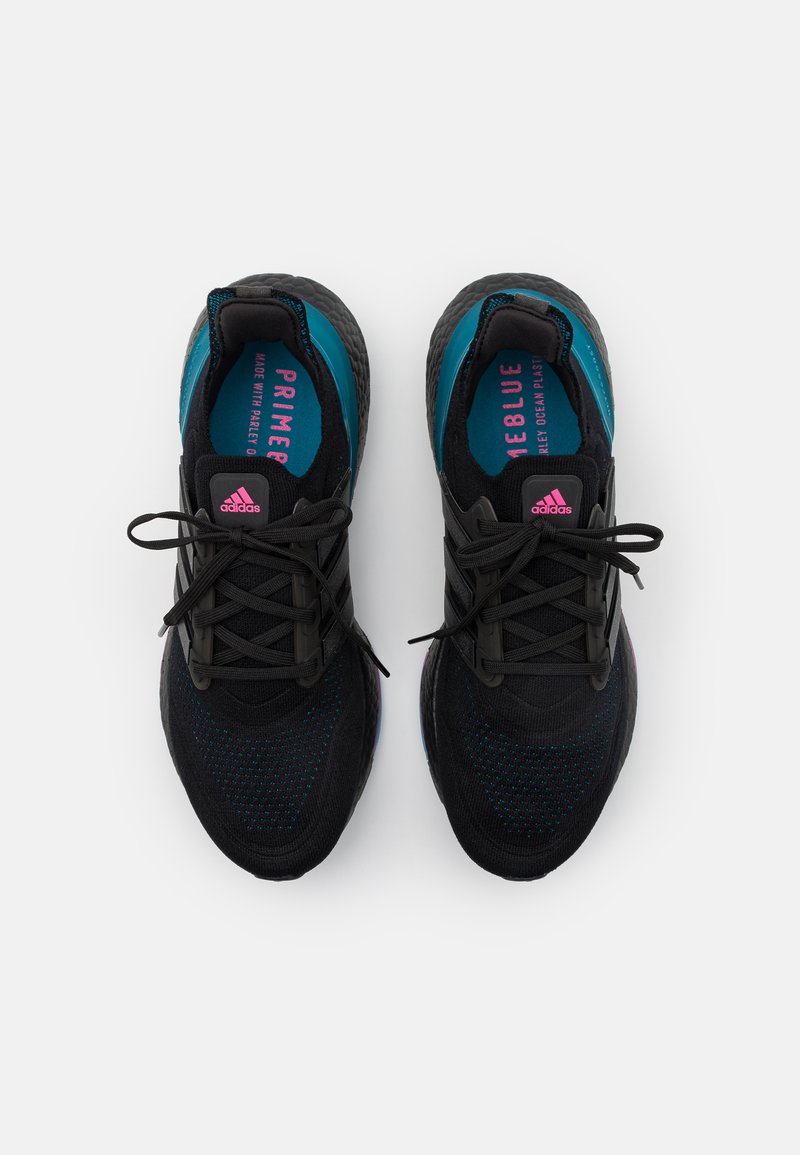 Adidas Performance Ultraboost 21 Neutral Running Shoes Core Black Carboctive Teal Black Zalando Co Uk