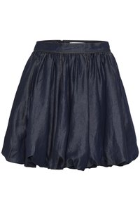 NIA BALLOON SKIRT - Puffball skirt - dark blue unwashed