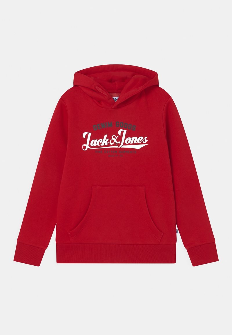 Jack & Jones Junior JJELOGO - Hoodie - tango red