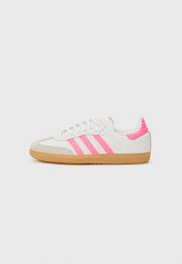 SAMBA OG UNISEX - Baskets basses - white/lucid pink/gum