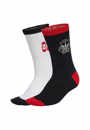 ROSES CREW 2 PAIRS - Calze - black   white
