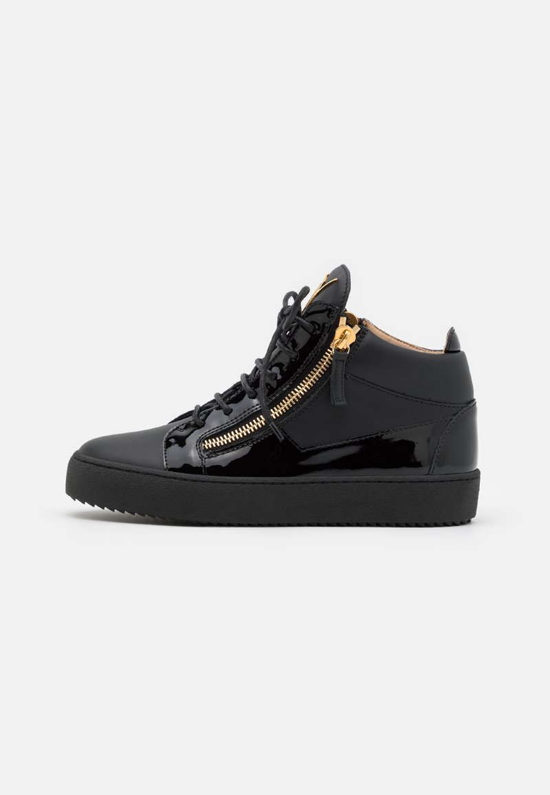 Giuseppe Zanotti MID TOP Baskets montantes black/gold/noir