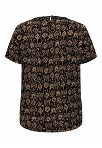 ONLY Carmakoma KURZARM DESIGN CURVY GROSSE GRÖSSEN ÜB - Blúzka - braun