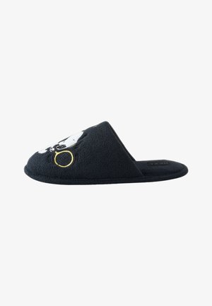 Next, GUINESS TOWELLING MULE - Hjemmesko - black white