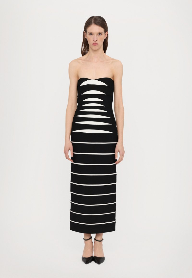 Hervé Léger THE CAMERON GOWN - Abito in maglia - black