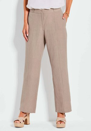 GOLDNER Stoffhose - beige