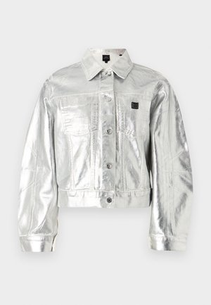 Armani Exchange BLOUSON JACKET - Džinsinis švarkelis - mirror