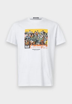 Weekend Offender SELHURST - Print T-shirt - white