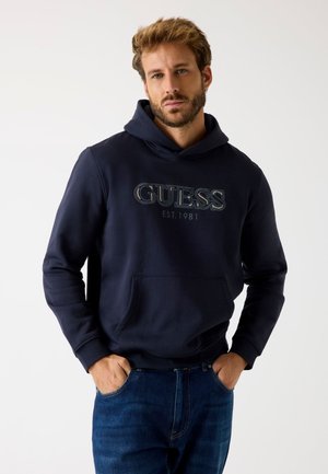 MIT LOGO - Hoodie - dunkelblau