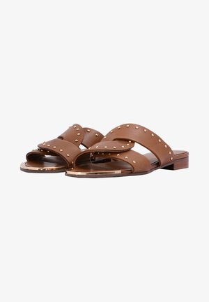 SPRING TIME - Mules - cognac
