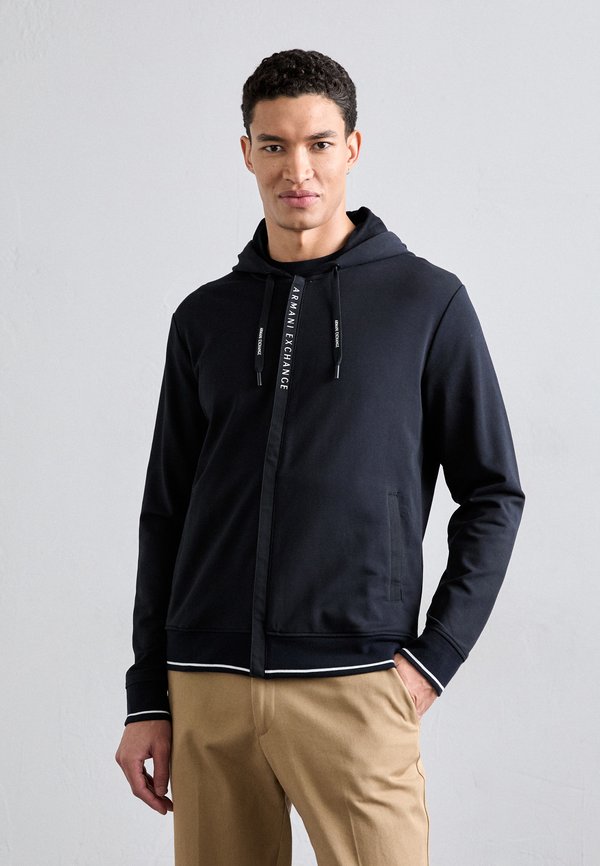 Zip-up sweatshirt - marine