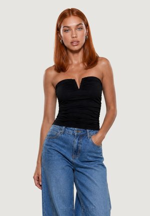 I AM, BUSTIER CON - Top - black