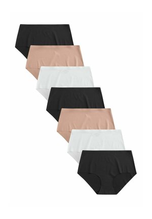 Next, MIDI FIT - NO VPL COMFORT KNICKERS 7 PACK . - Aluspüksid - black white pastel rose nude