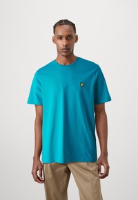 Lyle & Scott Basic póló - leisure blue