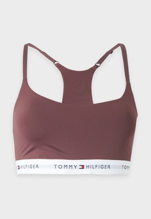 Tommy Hilfiger, RACERBACK SIGNATURE MICRO - Brassière - chocolate clove