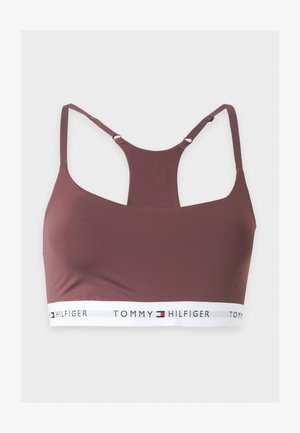 Tommy Hilfiger, RACERBACK SIGNATURE MICRO - Brassière - chocolate clove
