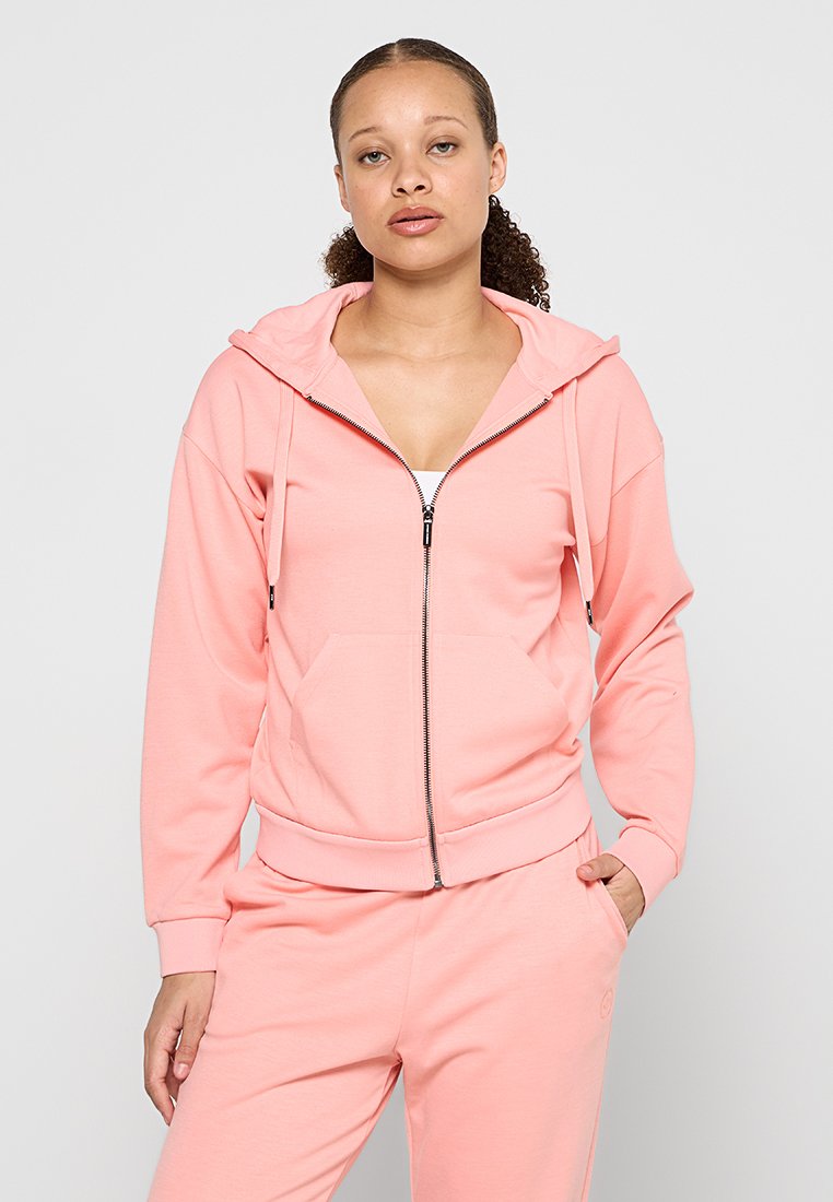 Armani Exchange Sweater met rits roze Armani Exchange Sweater met rits roze