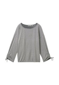 STRUCTURED STRIPE - Bluză cu mânecă lungă - small navy white stripe