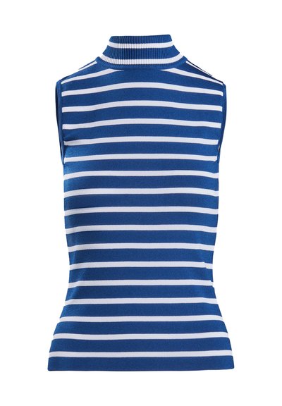Luisa Spagnoli CALICO - Top - blu medio bianco
