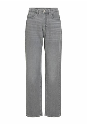 VILA, VIKELLY JAF HW STRAIGHT JEANS-NOOS - Jean droit - medium grey denim