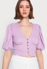 Monki Blusa - lilac purple light