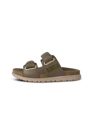 LISA  - Sandalias planas - dark olive