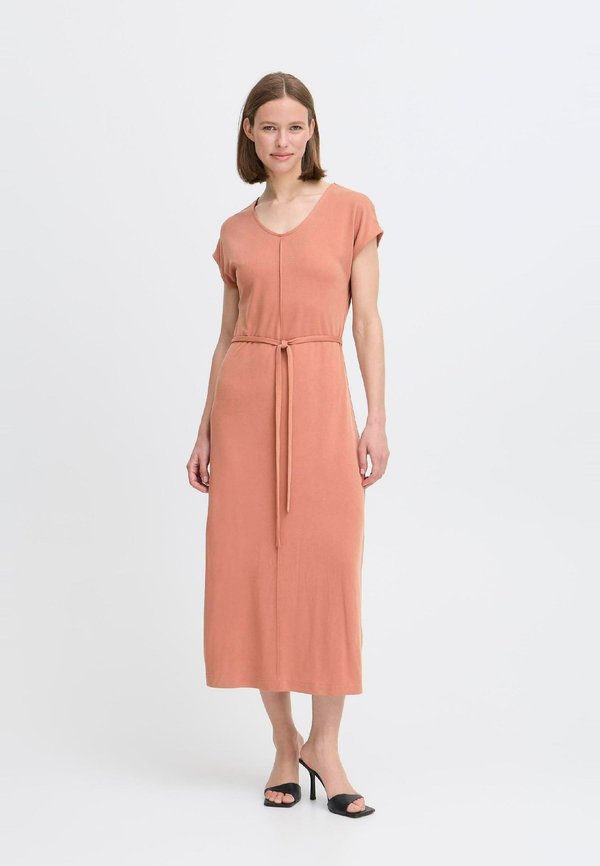 BYPAOLINE - Jersey dress - café au lait