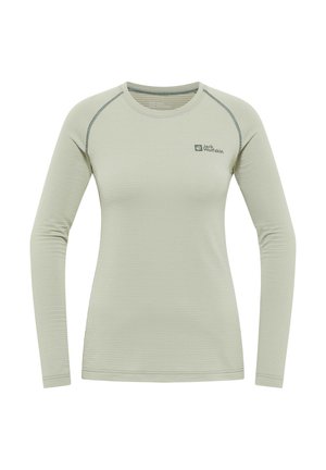 Jack Wolfskin INFINITE WARM LS W - Maglietta intima - mint leaf
