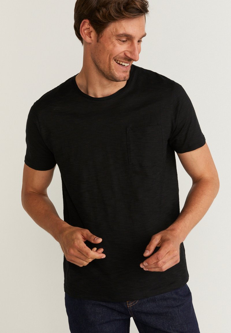 Dobber HENRY BASIC - T-paita - black