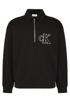 Calvin Klein Jeans, LOGO APPLIQUE - Φούτερ - black