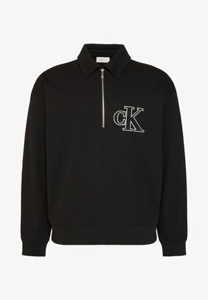 Calvin Klein Jeans, LOGO APPLIQUE - Φούτερ - black