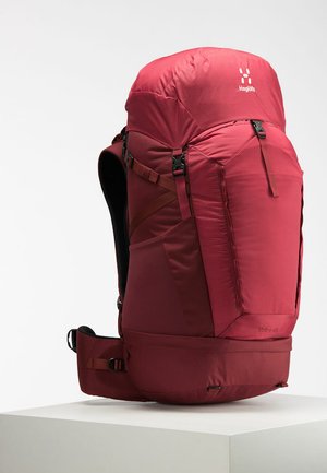 STRÖVA 65 - Hiking rucksack - brick red/light maroon red m-l