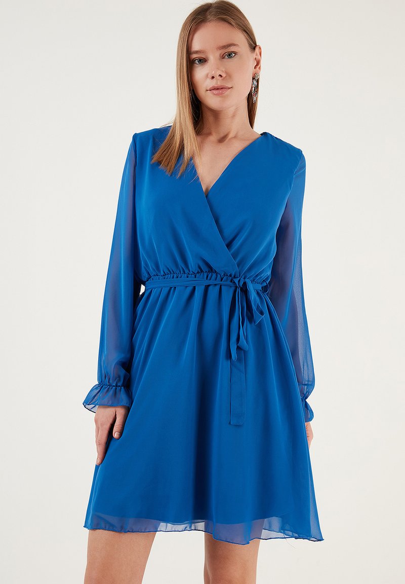 LELA MINI - Cocktailjurk - blue