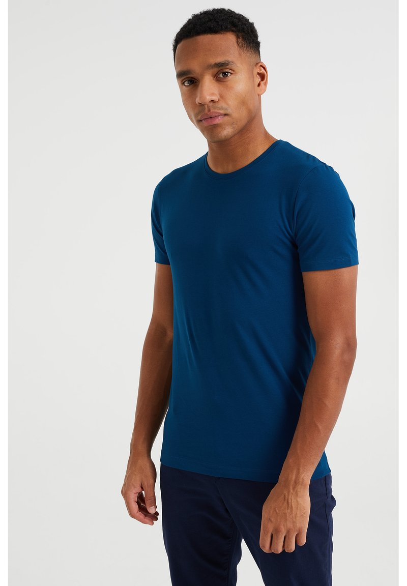 WE Fashion FUNDAMENTALS - T-shirt basic - blue