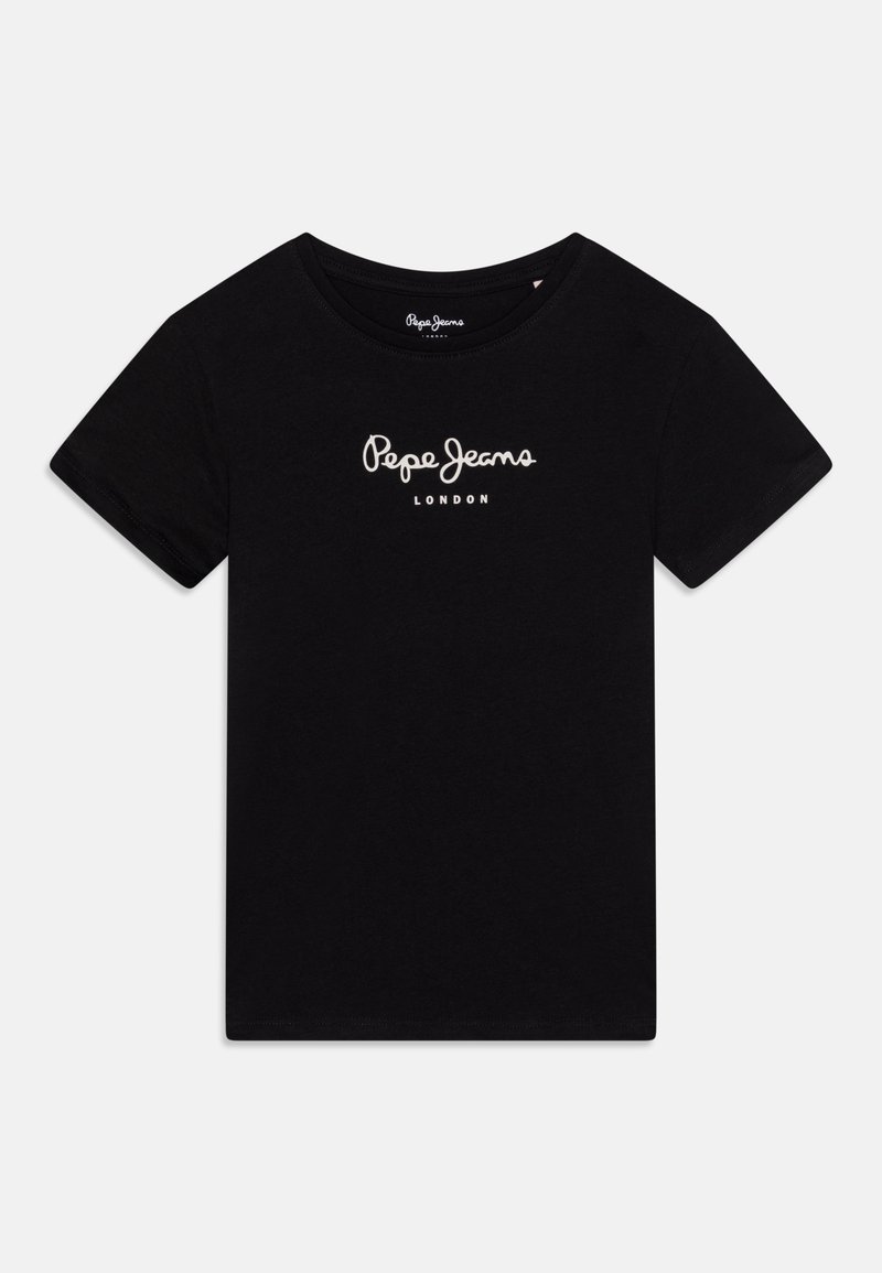 T-Shirt Pepe Jeans Hana Glitter Per Bambine - Cotone Elasticizzato, Maniche Corte E Logo Frontale - Foto 4