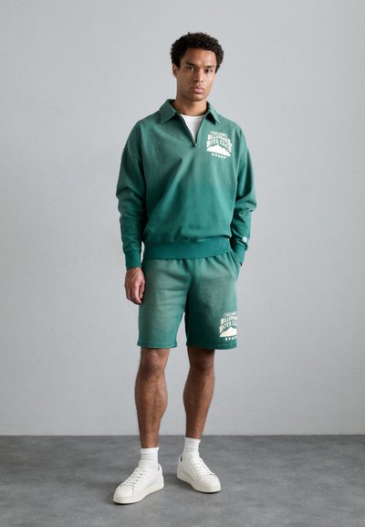 Billionaire Boys Club COUNTRY LOUNGE QUARTER ZIP CREWNECK - Sweatshirt - green